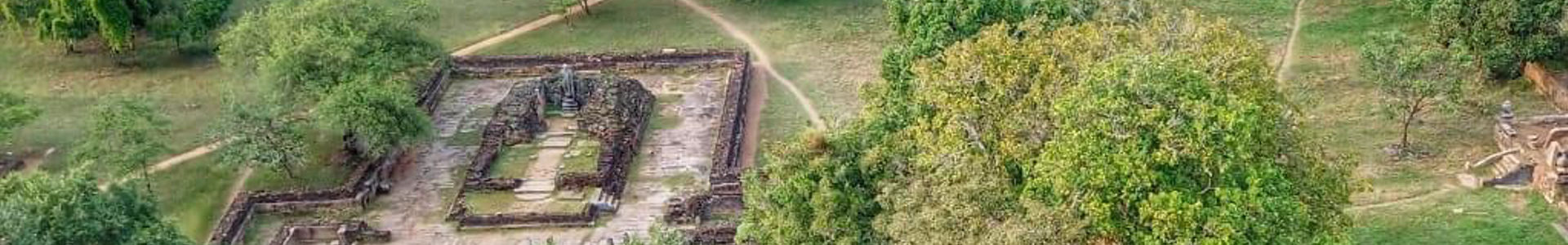 Historic view of Welgam Vehera Buddhist Temple